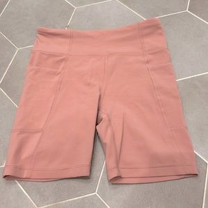 girls athleta biker shorts